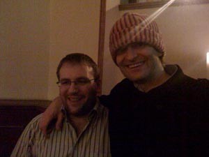 Alastair and Shaun looking happier